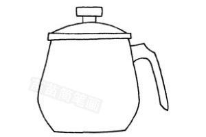 厨房用品简笔画图解 轻松绘制厨具与卫具