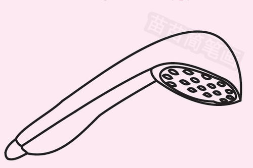 从零开始学画花洒与厨卫用具 简笔画教程大全