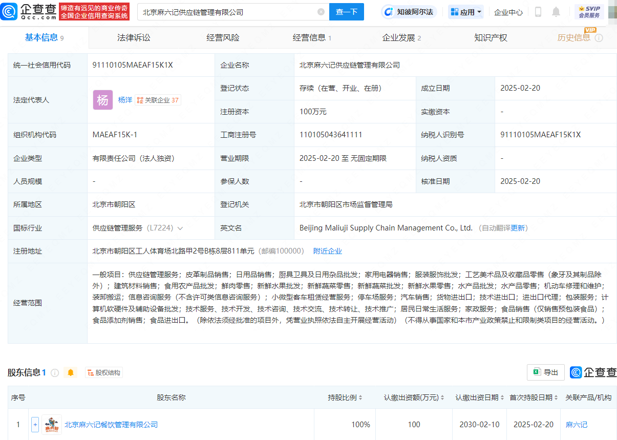 麻六记布局北京供应链公司 厨具与卫具市场的战略新棋局